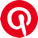 Image of Pinterest social media icon.